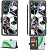 Aroepurt Case Compatible for Bittium Tough Mobile 3 Phone Case Flip Cover [with Tempered Glass Screen Protector][RFID Blocking][Colorful Reflect Light] PTH-HS