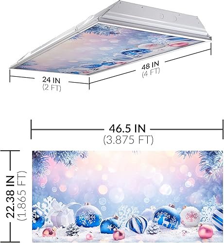 Miniatura 3 de Octo Lights - Fundas de luz para aula decoración navideña para aulas oficina y hogar eliminan el deslumbramiento intenso fatiga ocular y dolores de