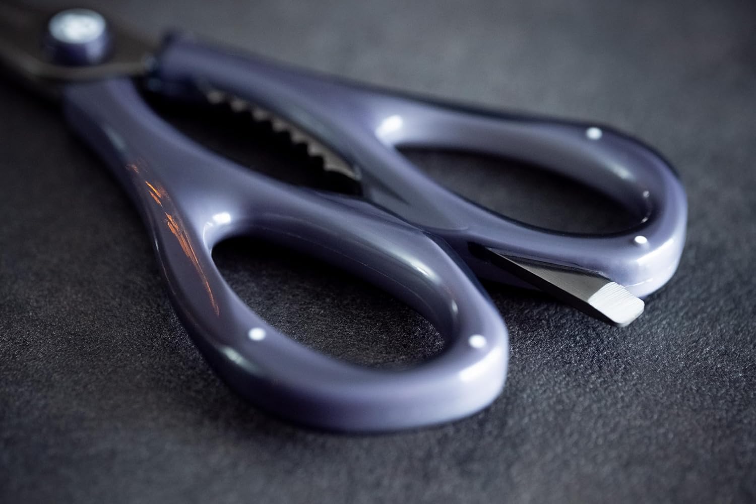 Laguiole Evolution - Kitchen Scissors Design - Multifunctional Professional - High-end Poultry Shears (Black)