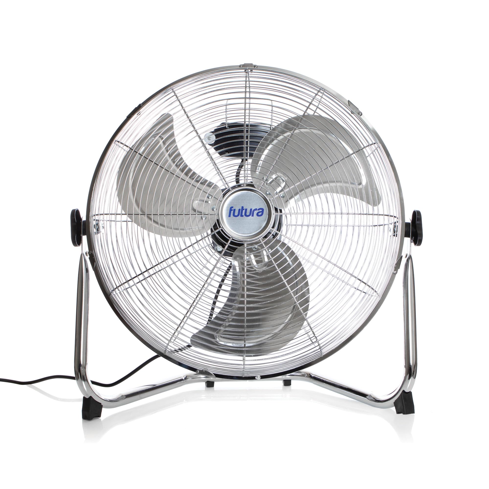 Futura 14 Inch Metal Floor Fan, 40W Industrial Fan, 3 Speeds
