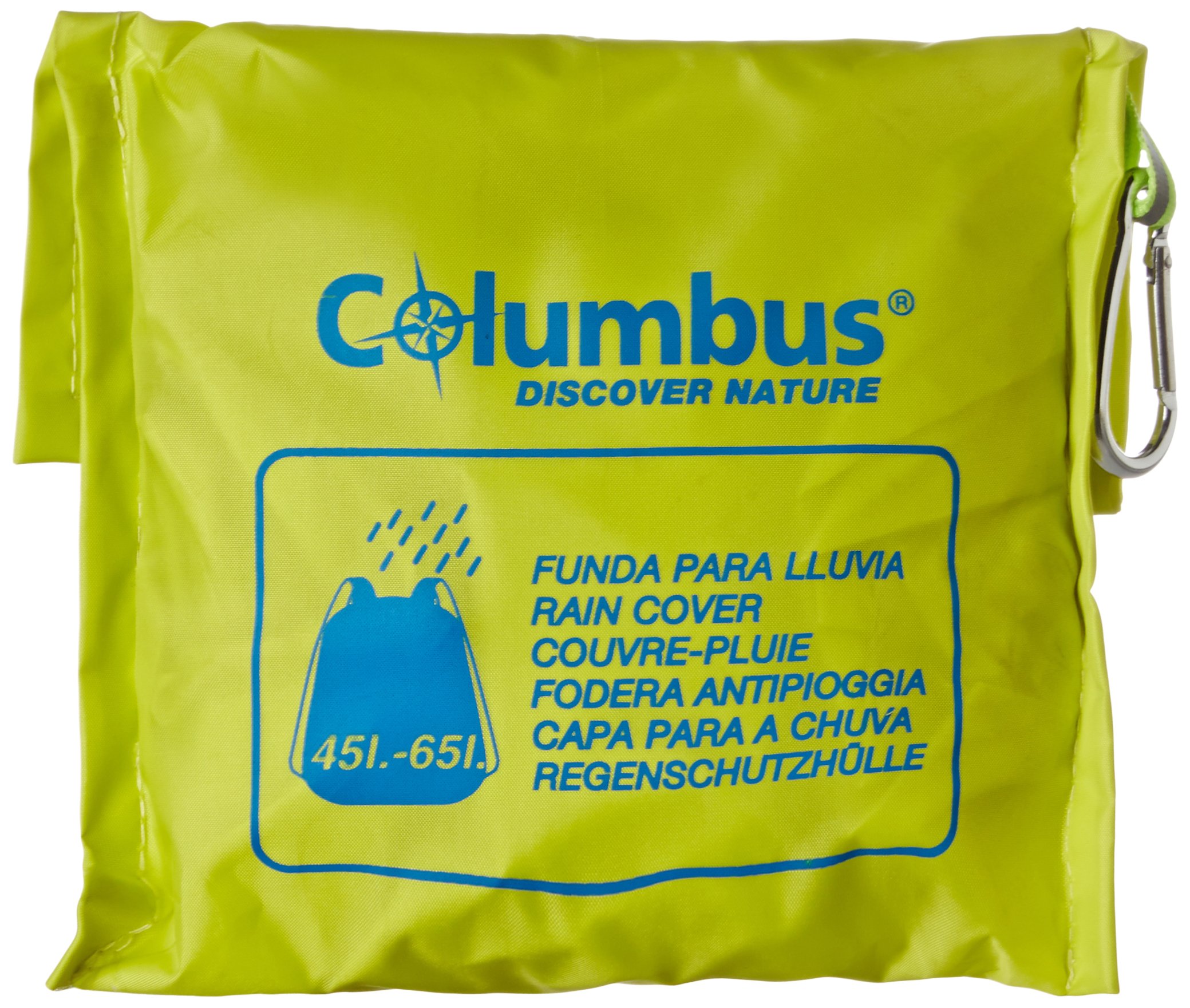 Columbus Schlafsack Funda de Lluvia 45-65l, Gelb Neon, 45-65 Liter, A08196 Sport & Freizeit