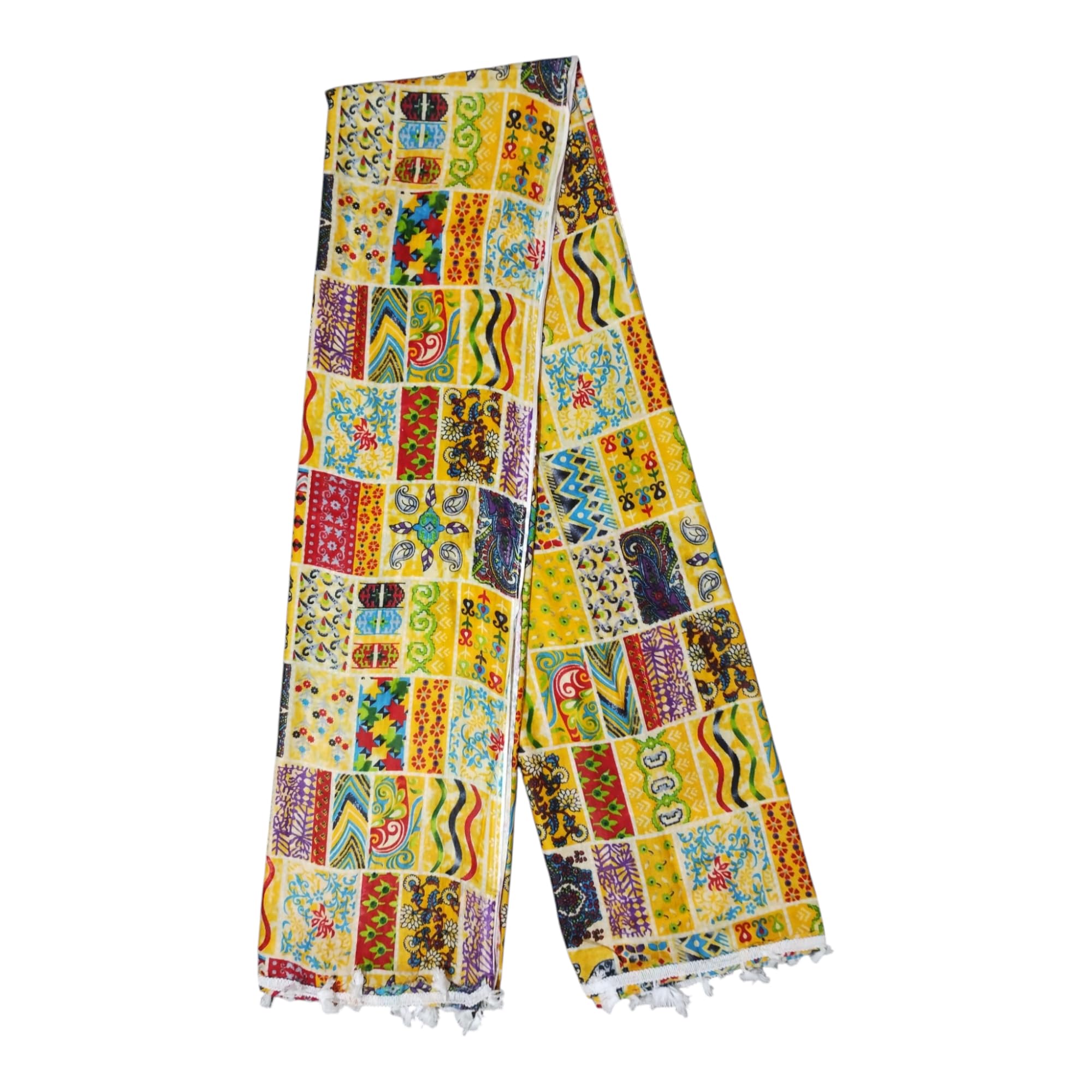 Cotton Printed Dupatta for Men and Boys – 2.25m Multicolor Stole for Kurta Pajama, Sherwani, Weddings, and Special Occasions 1 Pcs-picture-54