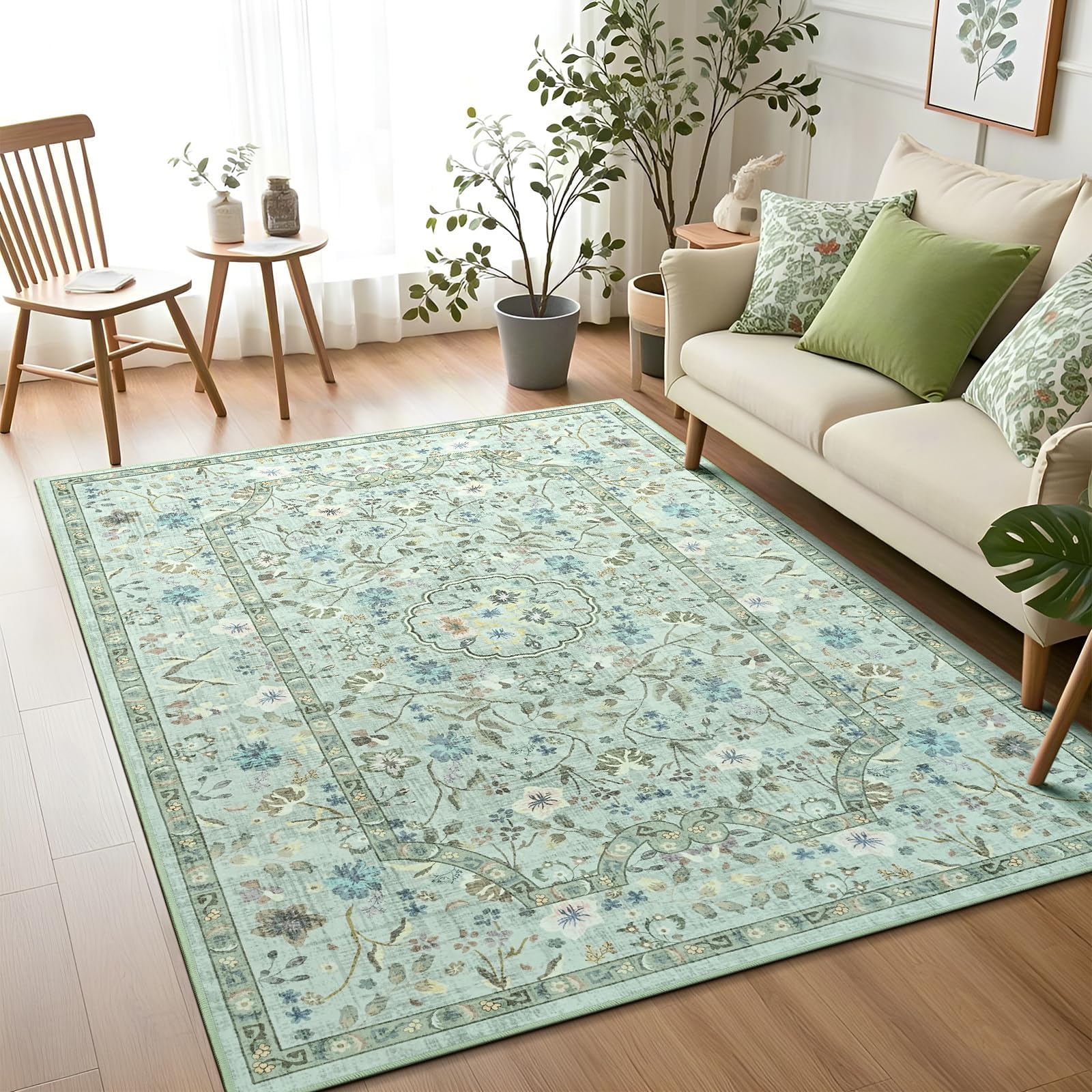 Amazon.com: Bavni Area Rug 3X5, Aesthetic Rugs for Living Room, Non ...