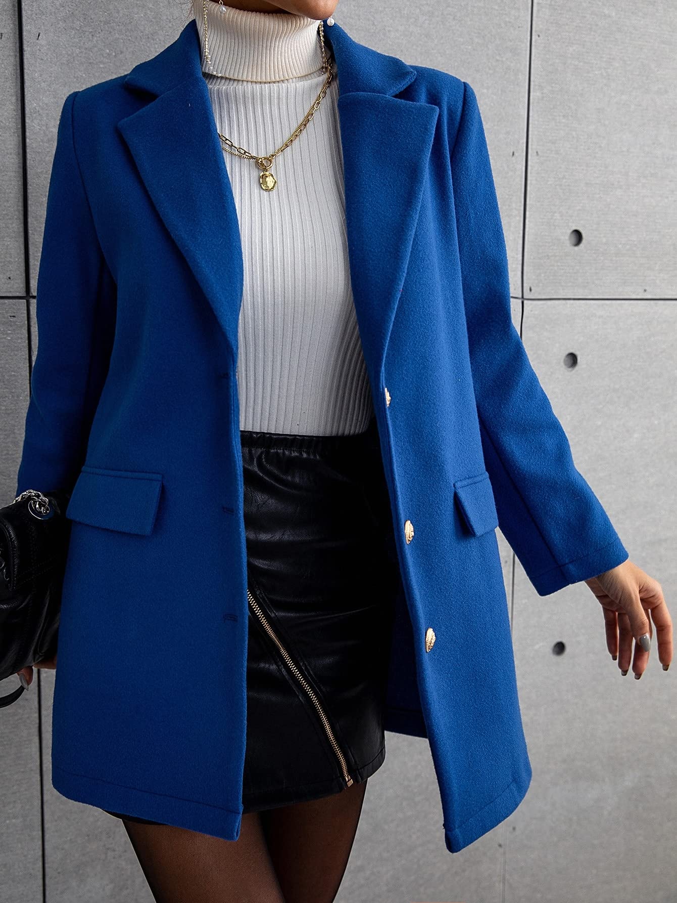 Royal blue shacket womens Clearance