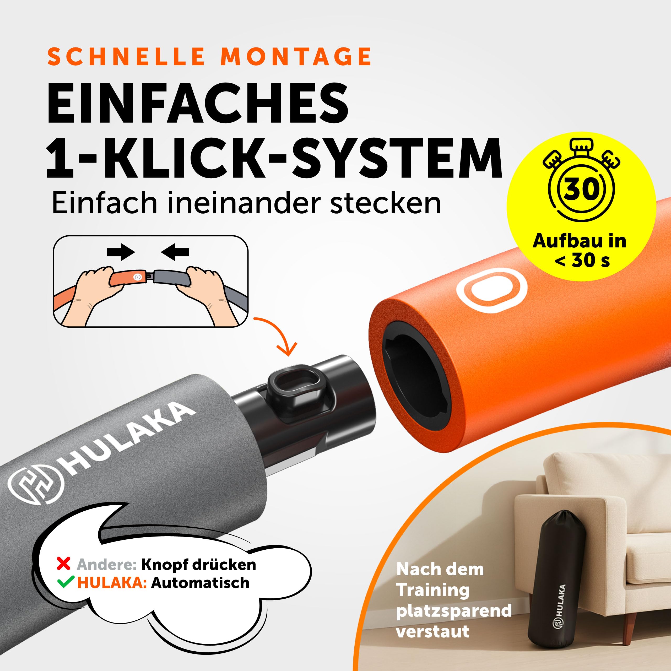 Hula Hoop Reifen Erwachsene 1,2 kg – Kalorien-Booster mit Massage-Effekt – Fitnessreifen für Bauchstraffung & Fettverbrennung – Für Training Zuhause von HULAKA