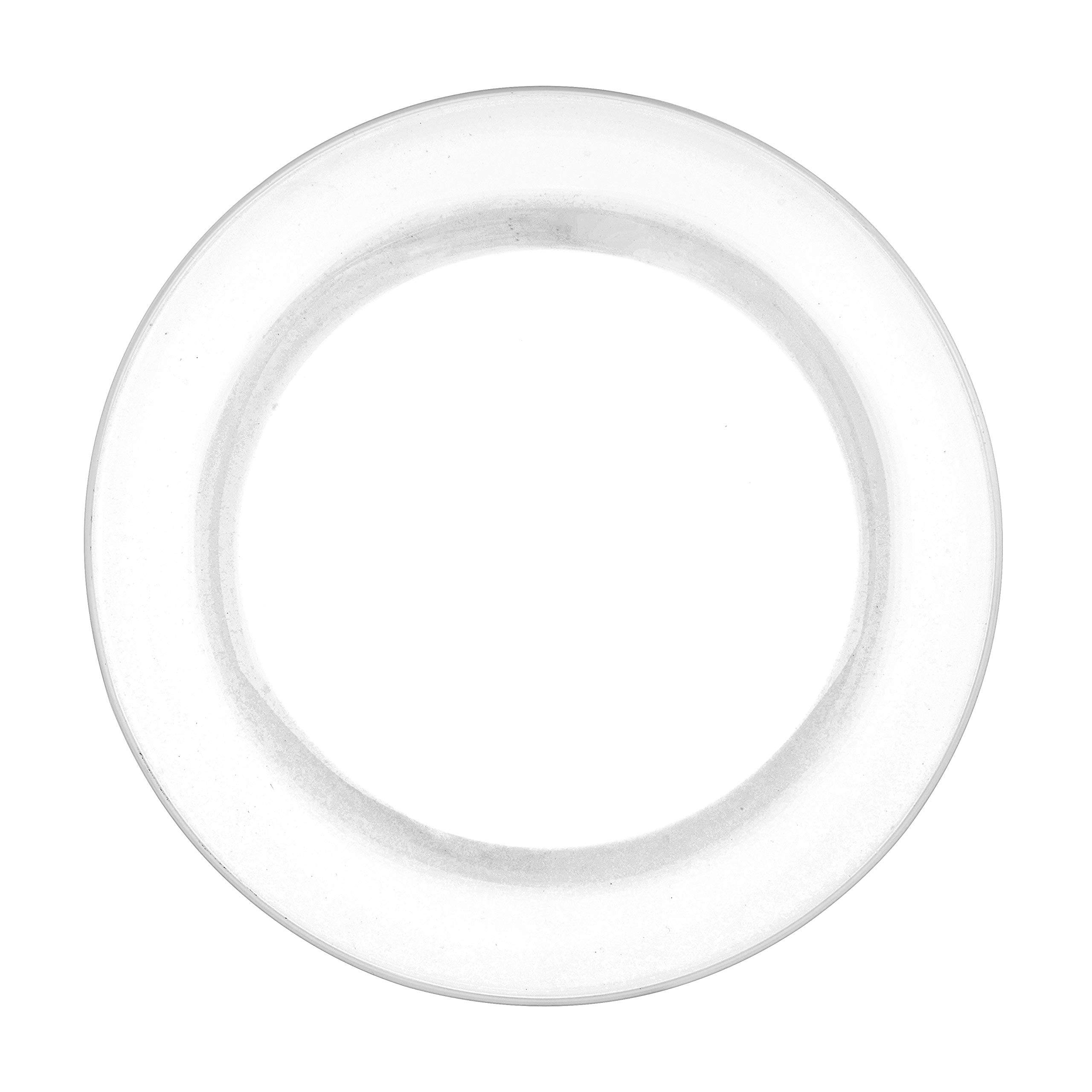 Barski - Calidad Europea - Juego de 6 Platos - Cristal Clásico Transparente - Ensalada - Postre - Aperitivo - Plato - 15 cm de diámetro - Fabricado en Europa