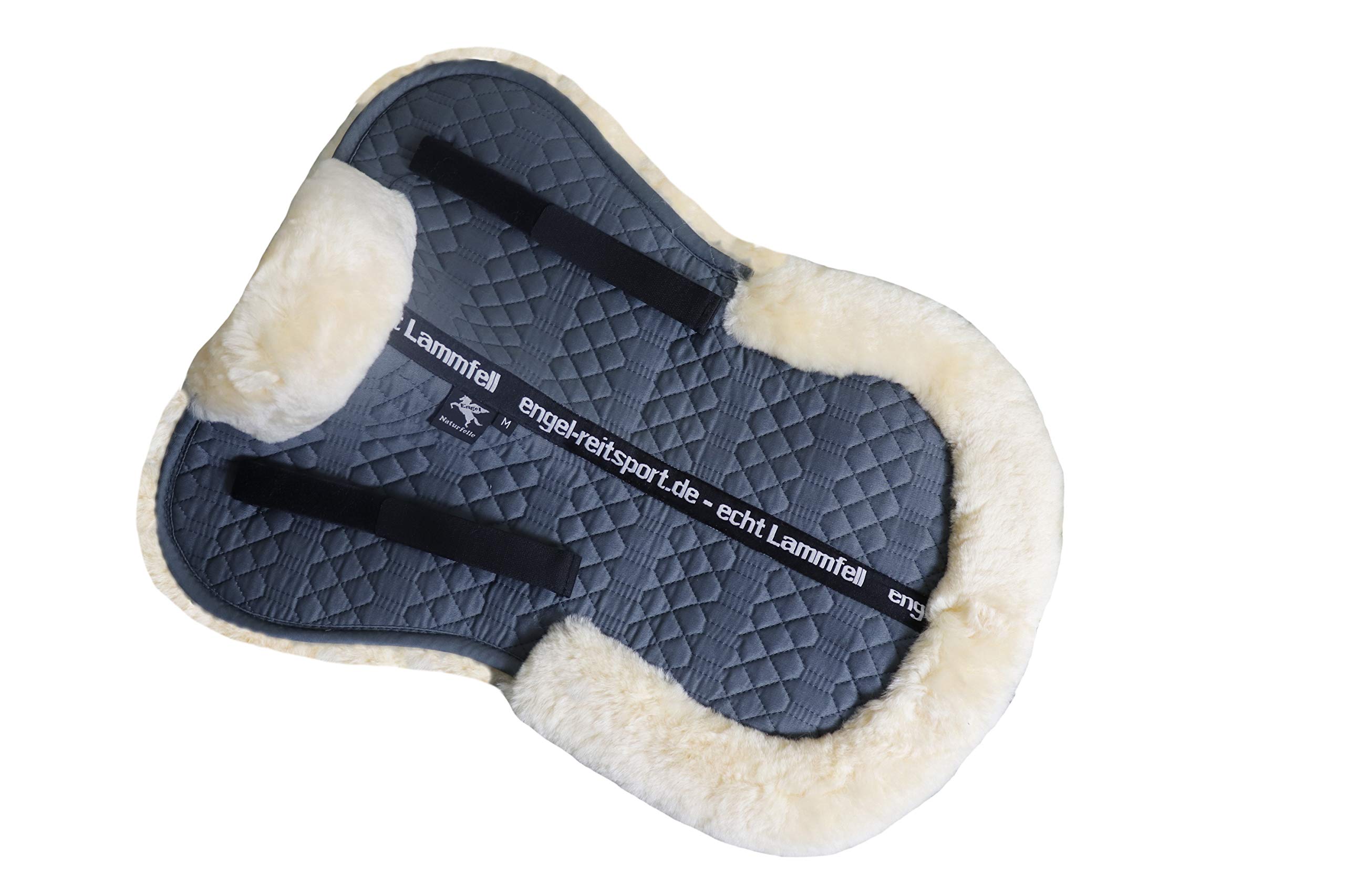 Engel Germany semisottosella Pelle di Agnello cottone Grigio (Sakis 2) dai Colori Vivaci: da Abbinare a 12 Colori di Pelliccia di Agnello!