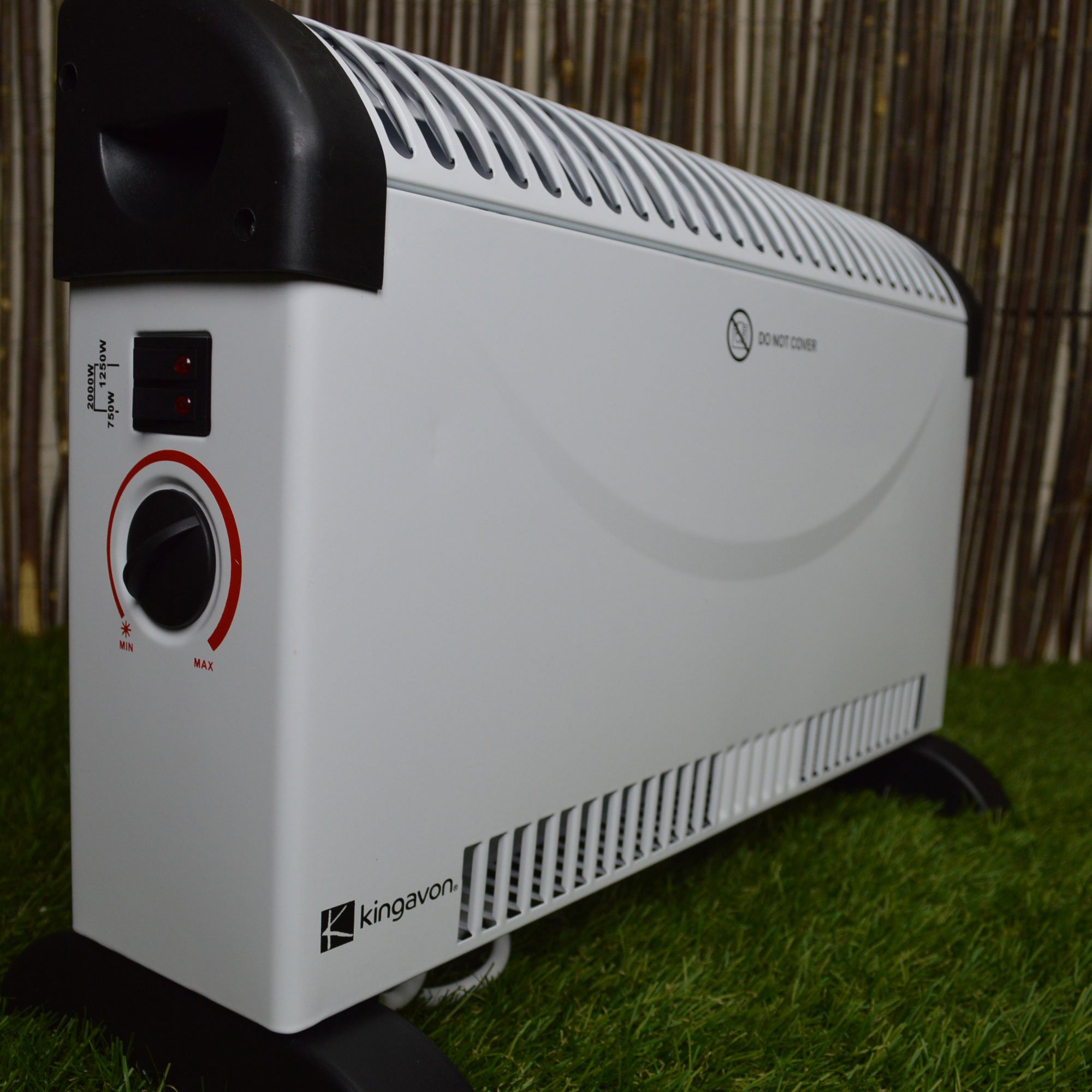 KINGAVON Convector Heater, 2000 W, White