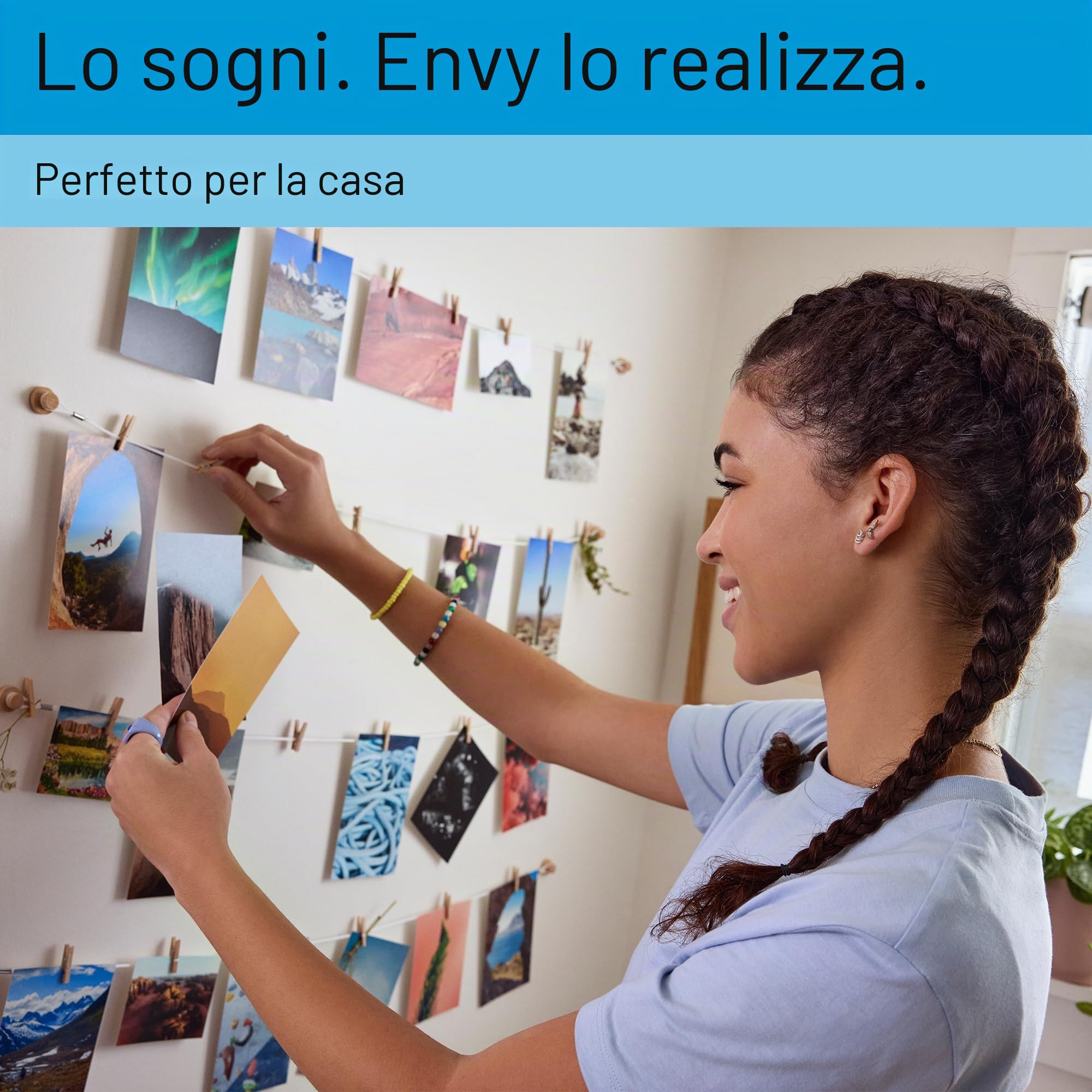 HP Envy 6530e Stampante All in One | Perfetta per la casa | Colore | Wireless | Stampa, scansione e copia | 6 mesi di inchiostro istantaneo gratuito solo a tempo limitato | Alimentatore automatico di