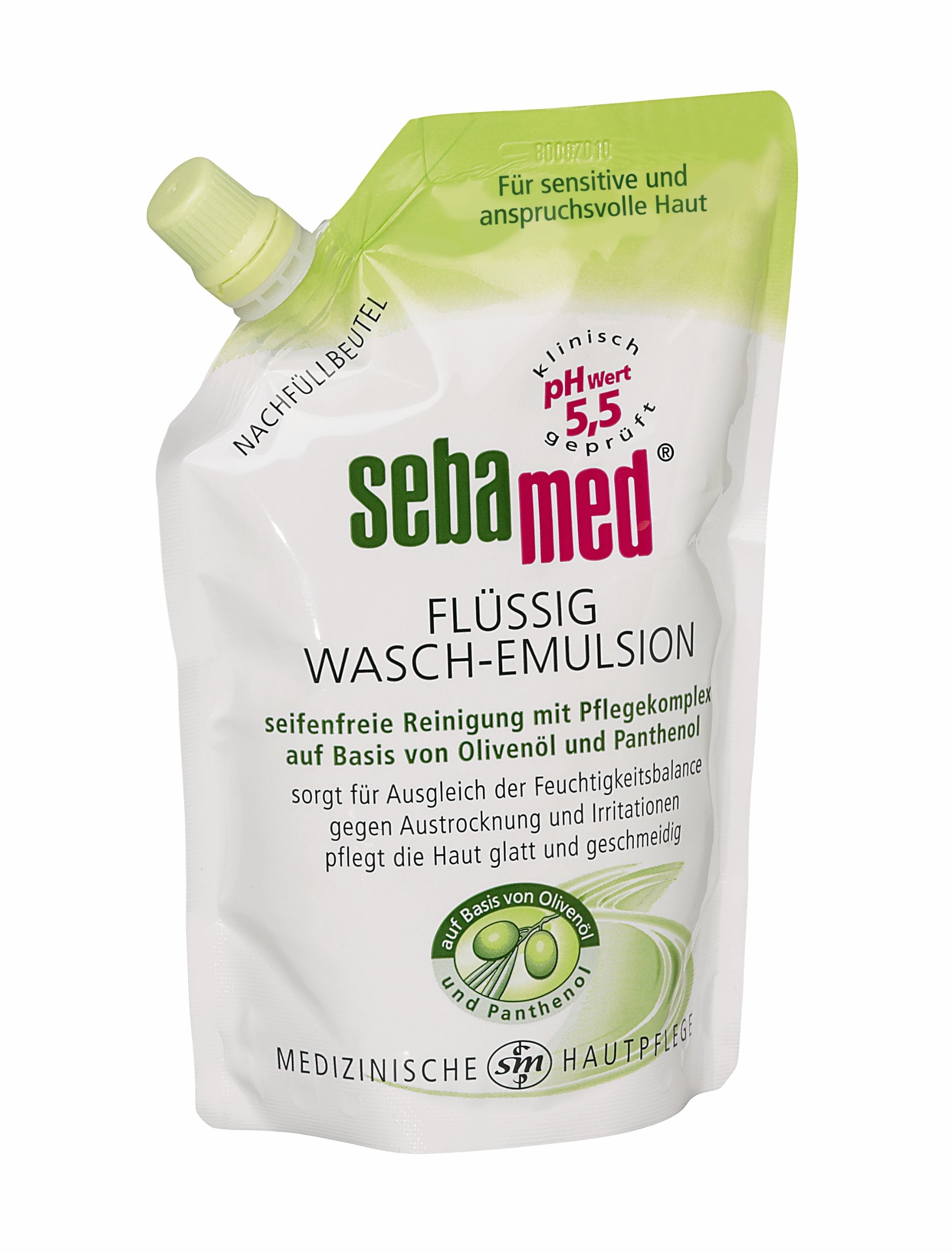 Sebamed Liquido Di Lavaggio Emulsione Con Olive Sacchetti, Confezione Da (2 X 400 Ml)-image