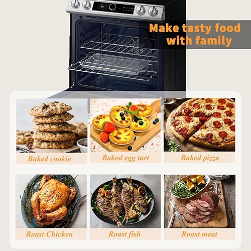 Miniatura 6 de DG75-01001C - Piezas de repuesto para horno de estufa Samsung DG75-01001D NX58H9500WS NX60A6511SS Rack-Flat para Samsung Range Oven Parts 24 34 '' x