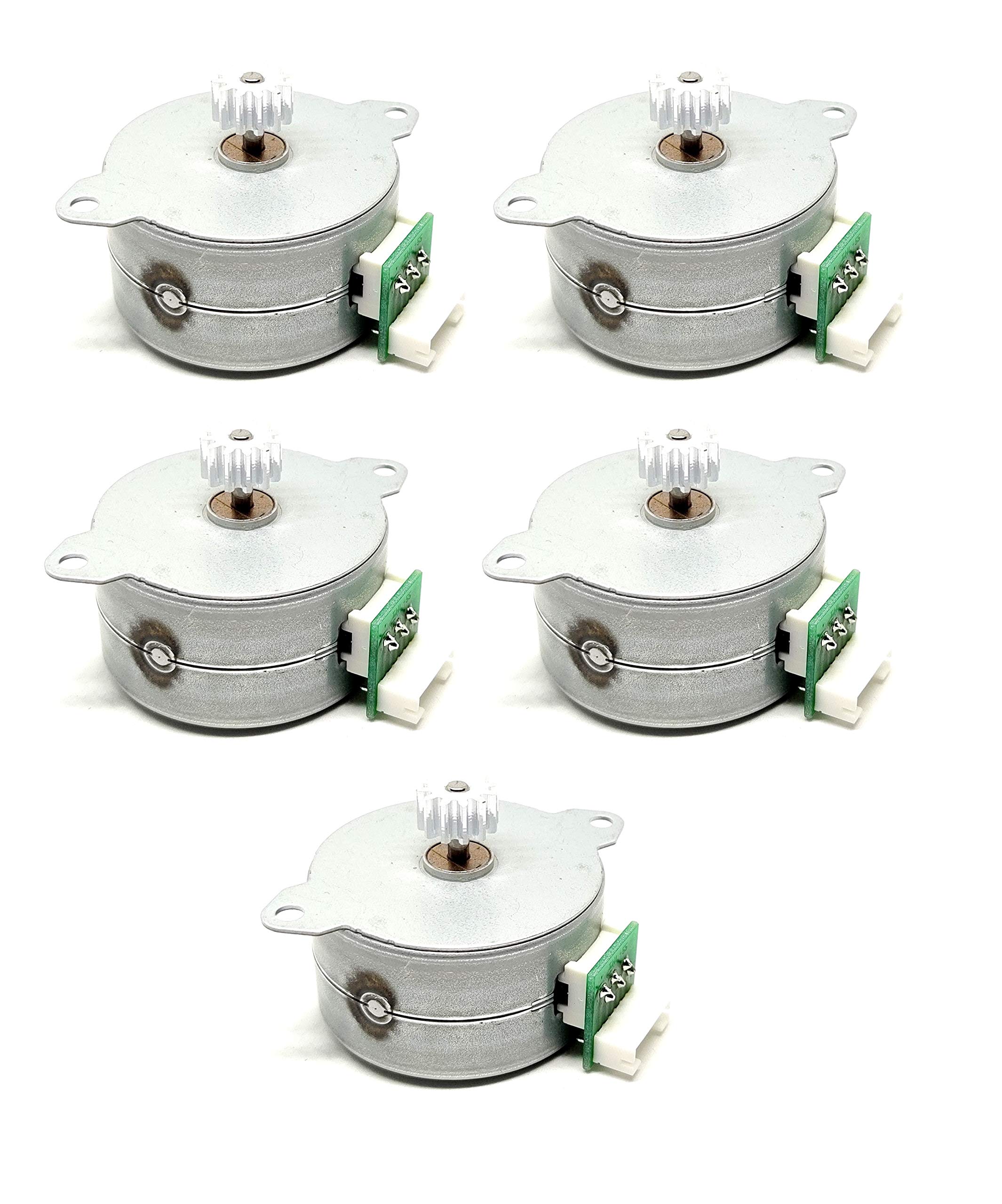 INVENTO 5Pcs DC Stepper Motor 42mm 3.5kg-cm 2 Phase 4 Wire Micro Stepping Motor with 12 teeth Gear for DIY Projects-image-23