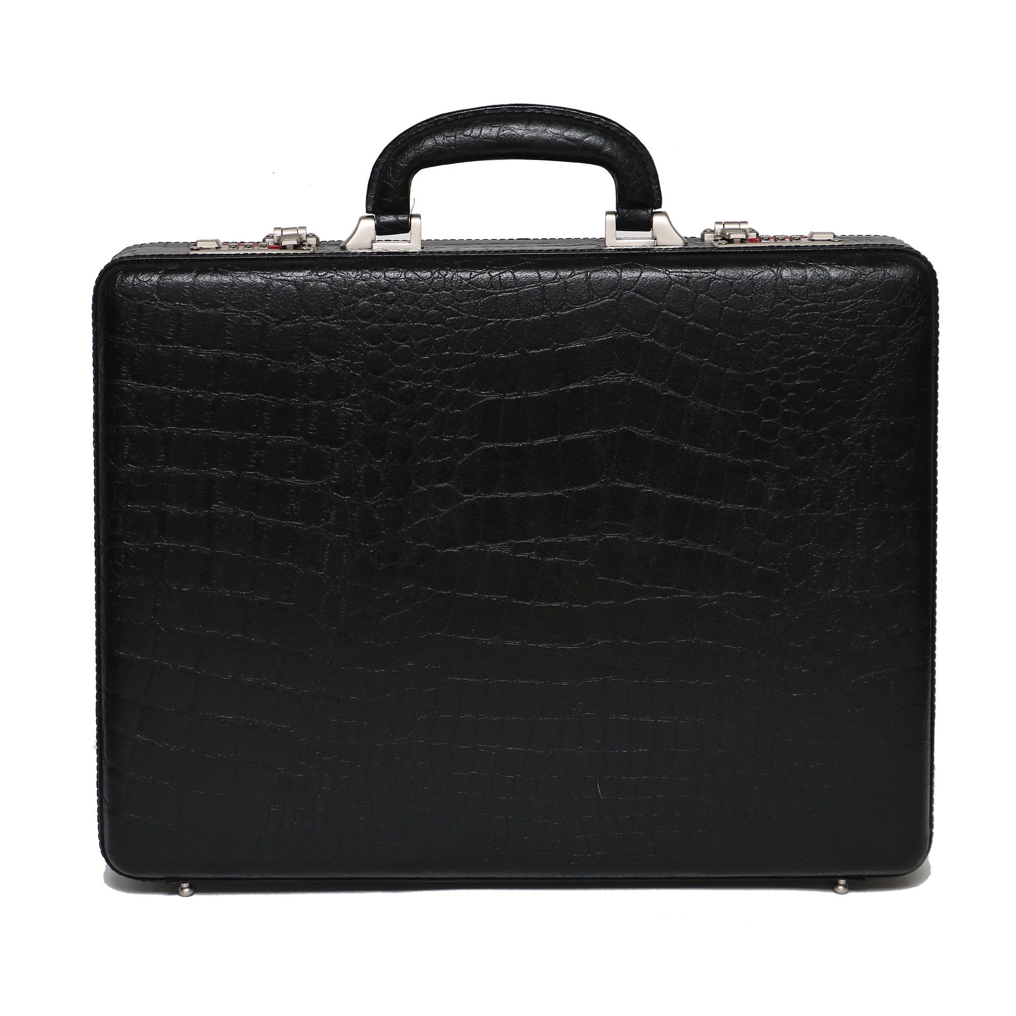 Genuine Leather Briefcase Laptop Compartment Expandable Features High-Security Combo Number Lock Brown Briefcase Bag for Men-image-31