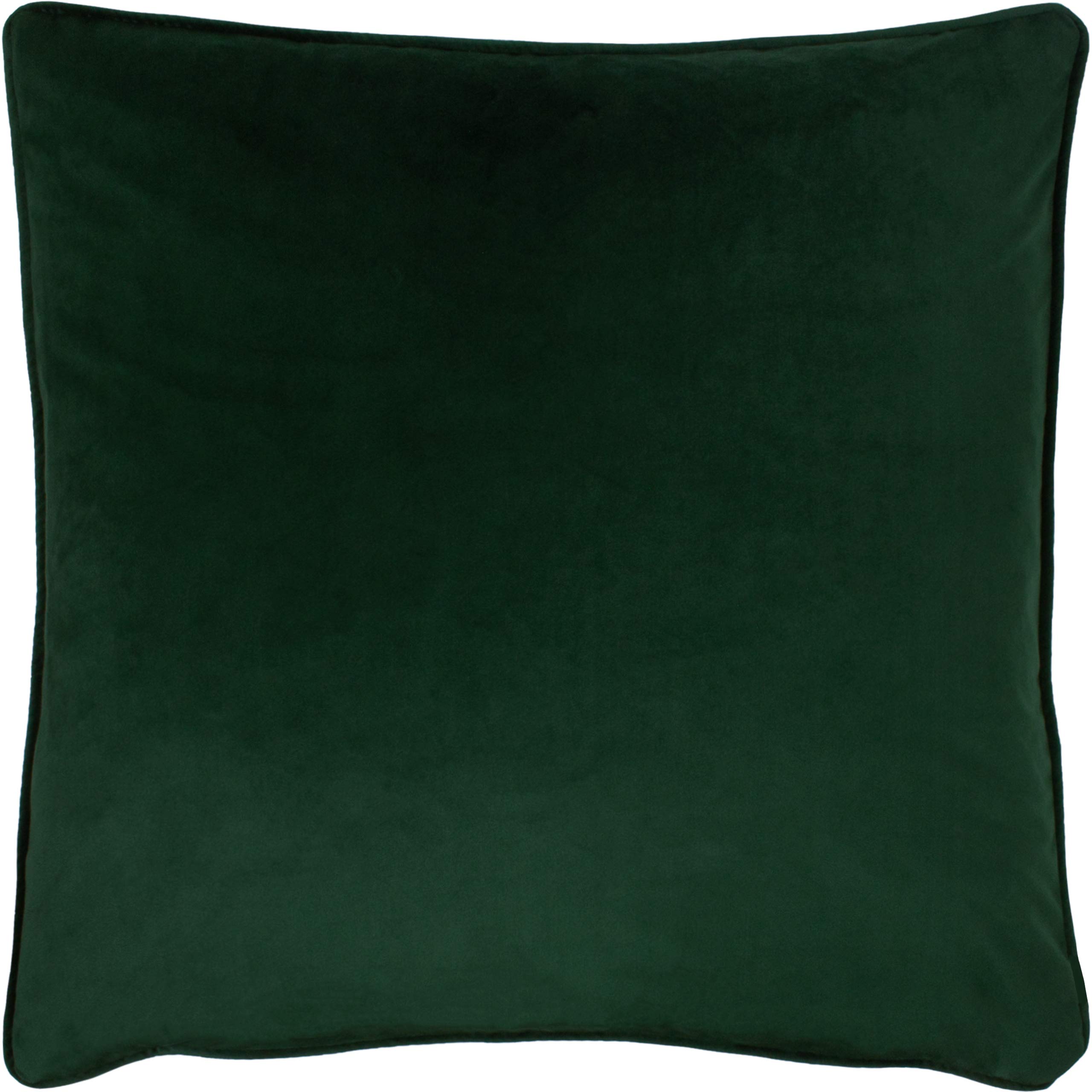 furn. Evans Lichfield Opulence Feather Filled Cushion, Polyester, Bottle Green