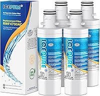 Vista 9 de ICEPURE Filtro de agua para refrigerador ADQ747935 de repuesto para LG LT1000P, MDJ64844601, Kenmore Elite 9980, ADQ74793501 LT1000PC ADQ74793502