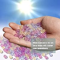 Vista 51 de Coloridas cuentas de plástico para pulseras para hacer joyas, pulseras de amistad, 0.236 x 0.354 in, multicolor para cuentas, trenzar el cabello