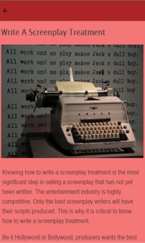 How To Write A Screenplay