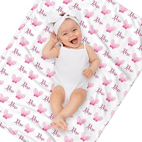 Miniatura 3 de Juego de ropa de cama personalizado para cuna para niñas, juego de ropa de cama personalizado para cuna con nombre, ropa de cama de guardería rosa