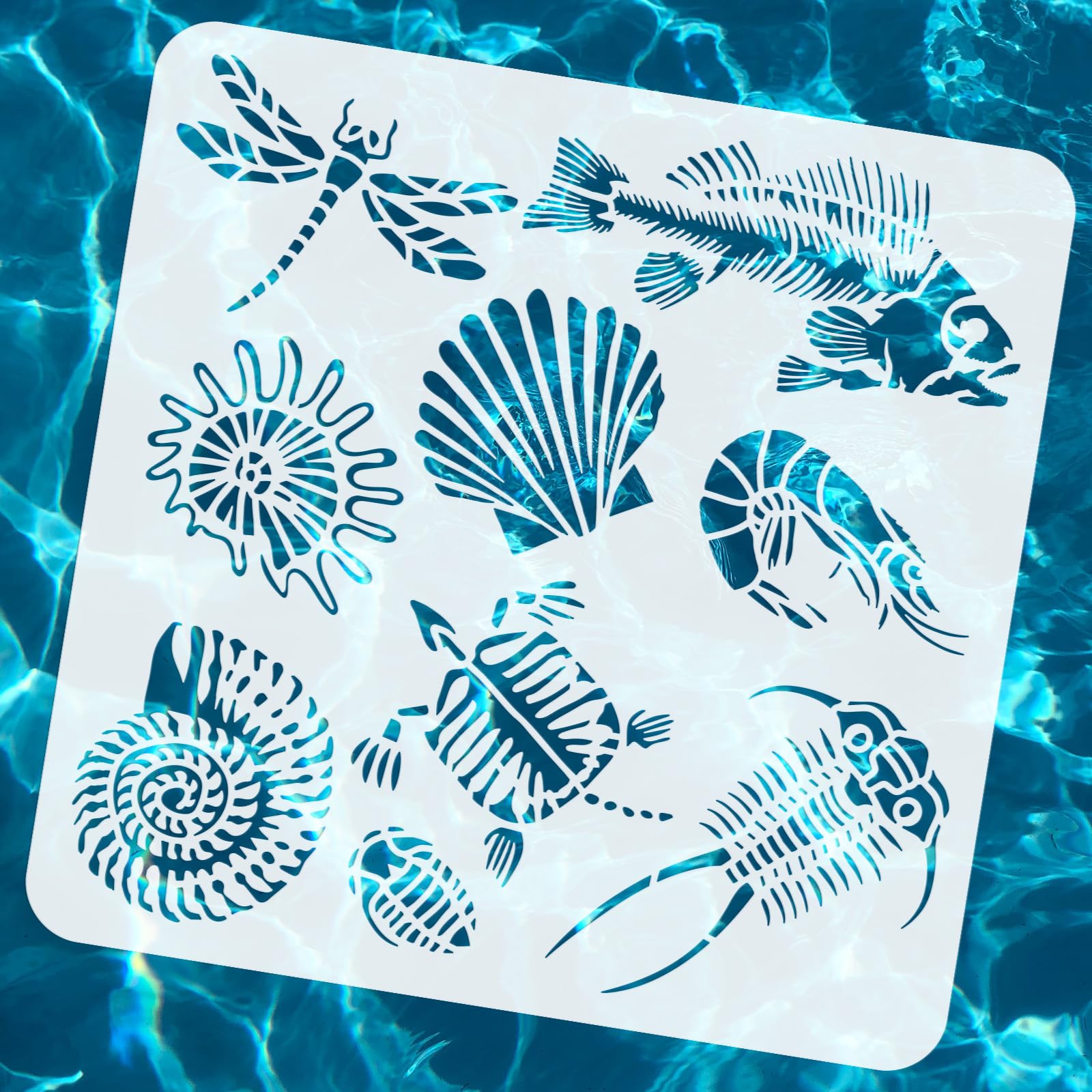 FINGERINSPIRE Stencil per Gufo Modello per Decorazione da Parete