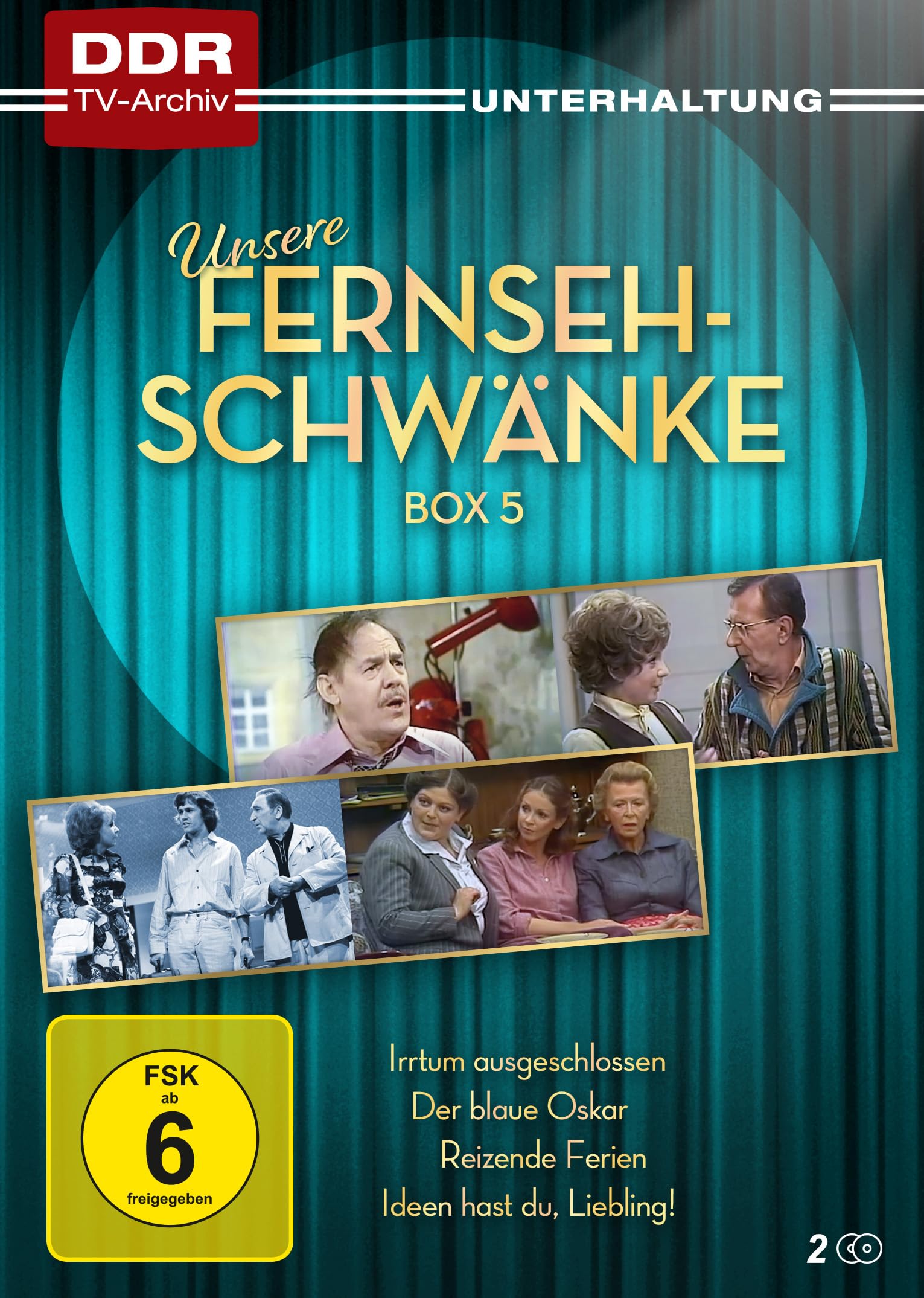 Unsere Fernsehschwänke - Box 5, edición coleccionista en doble DVD con sonido remasterizado