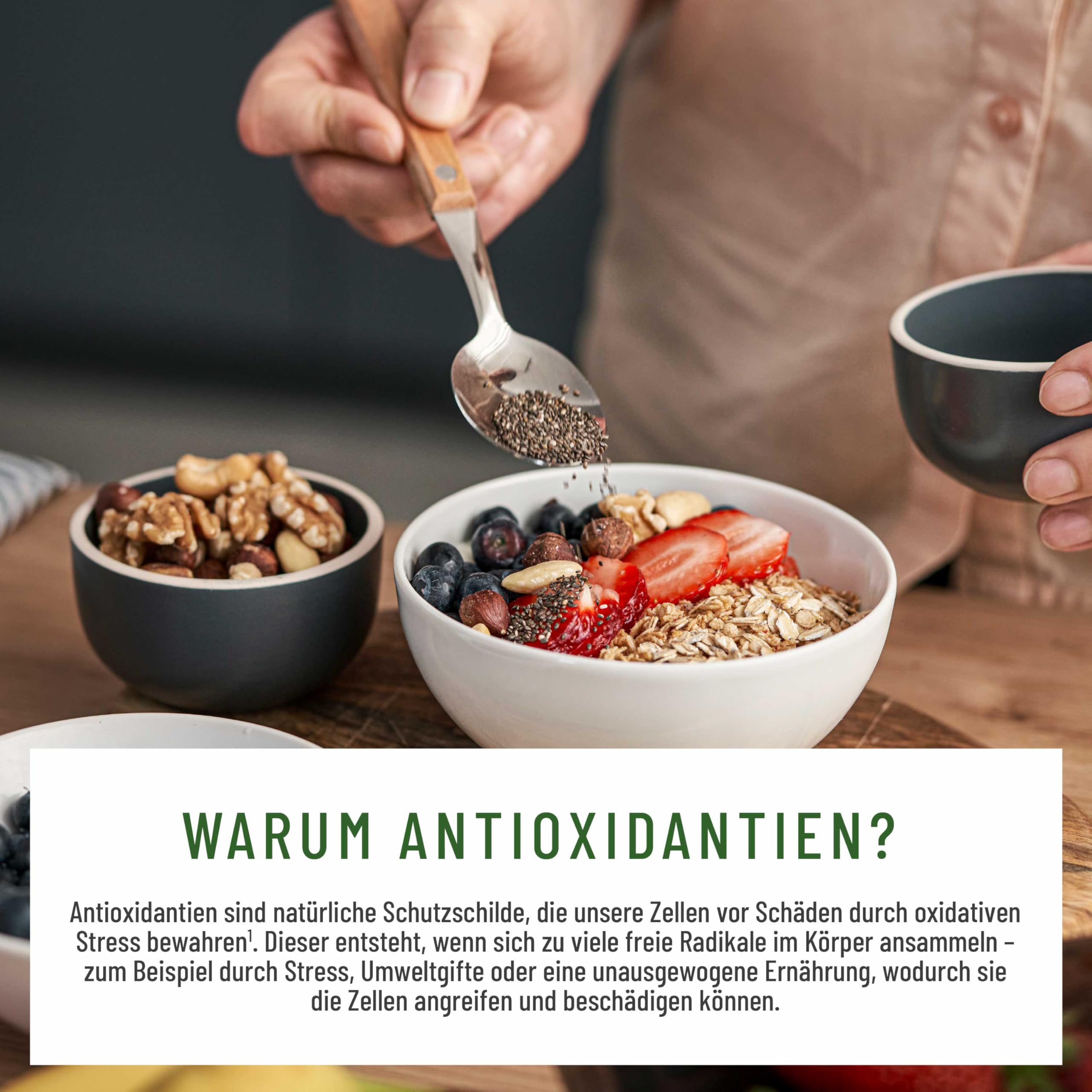 NATURTREU® NAC Antioxidantien-Komplex mit L-Glutathion, Brokkoli-Extrakt, Astaxanthin und Selen hochdosiert - Vorteilsbundle 2er Paket - Laborgeprüft & produziert in Deutschland - 180 vegane Kapseln