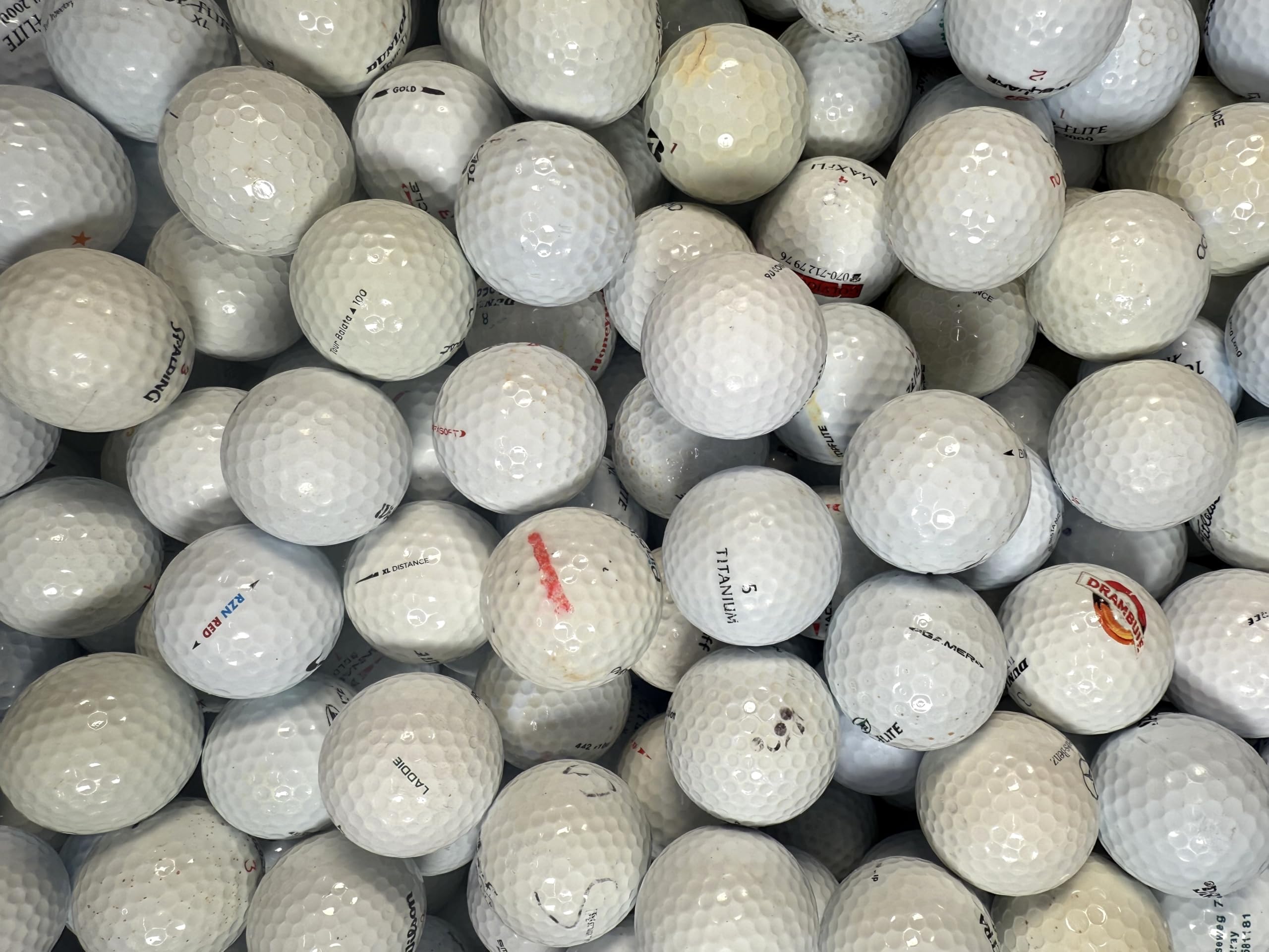 Lakeballs – 100 mieszanka marek piłek Crossgolfowych - X-Out do odbijania - używane piłki golfowe