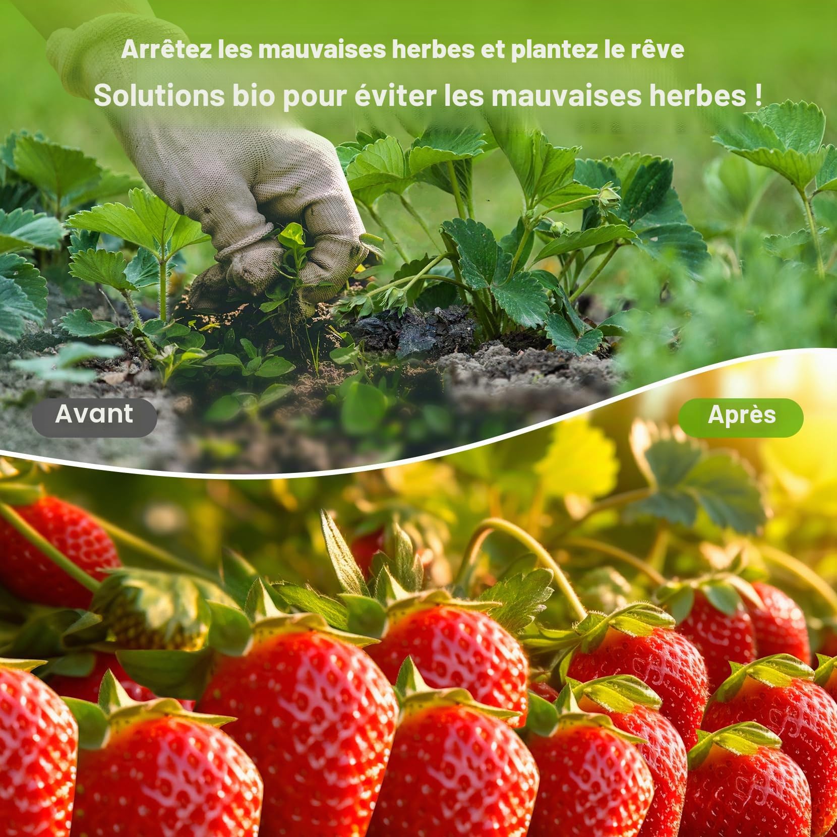 iropro - Barrière tissée robuste, contre les mauvaises herbes, pour aménagement paysager et pour le jardin - 1,2 x 91,4 m
