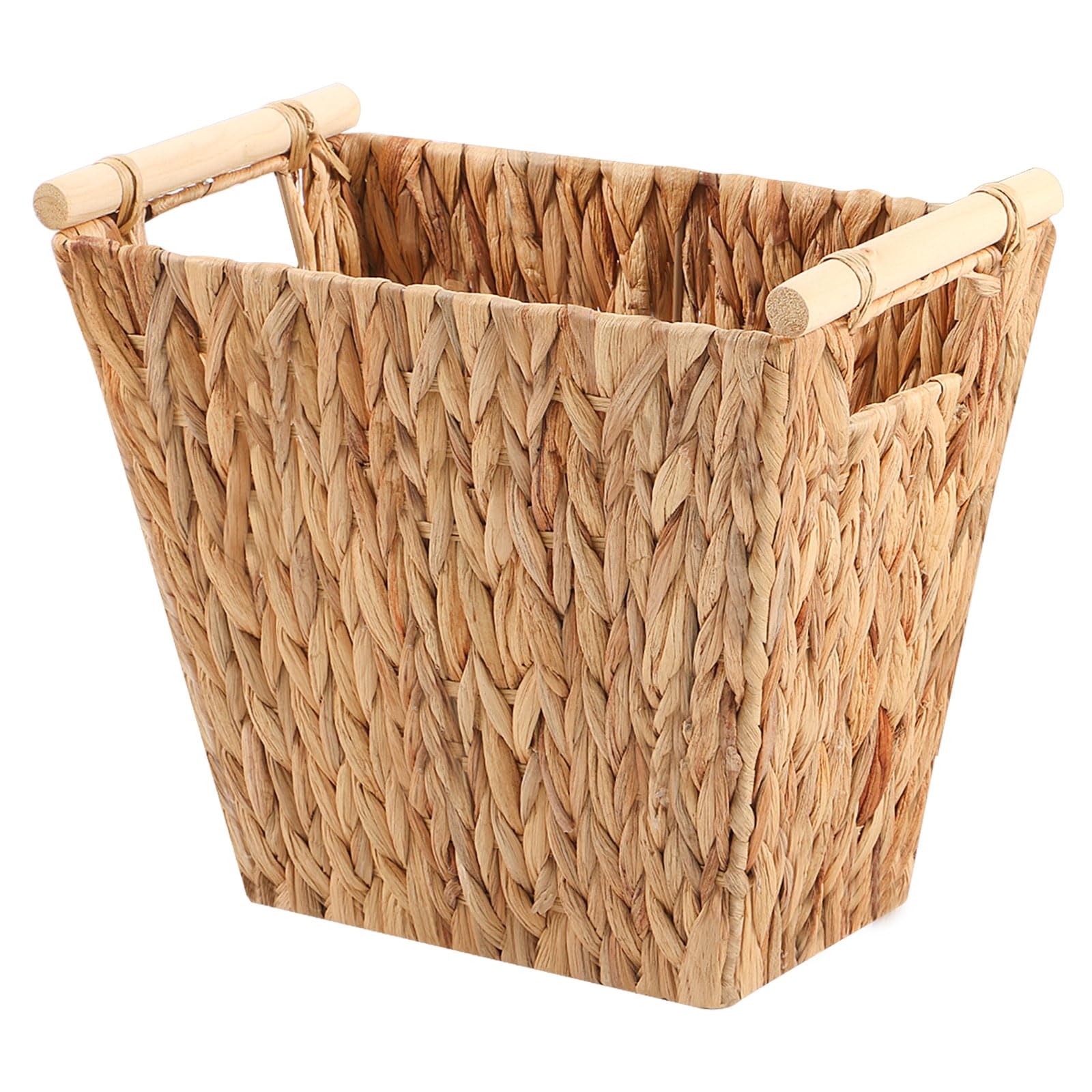 OUTBROS Cestas Mimbre, cajas almacenamiento para dormitorios, Capacidad 20L