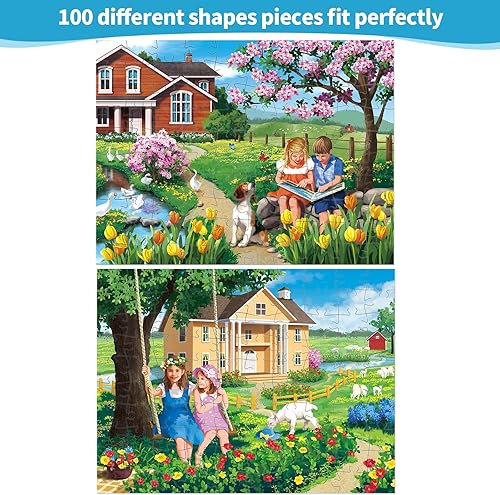 Miniatura 2 de Sunhigh Rompecabezas de demencia para ancianos, juego de rompecabezas de 2 a 100 piezas, productos de Alzheimer y actividades para personas mayores