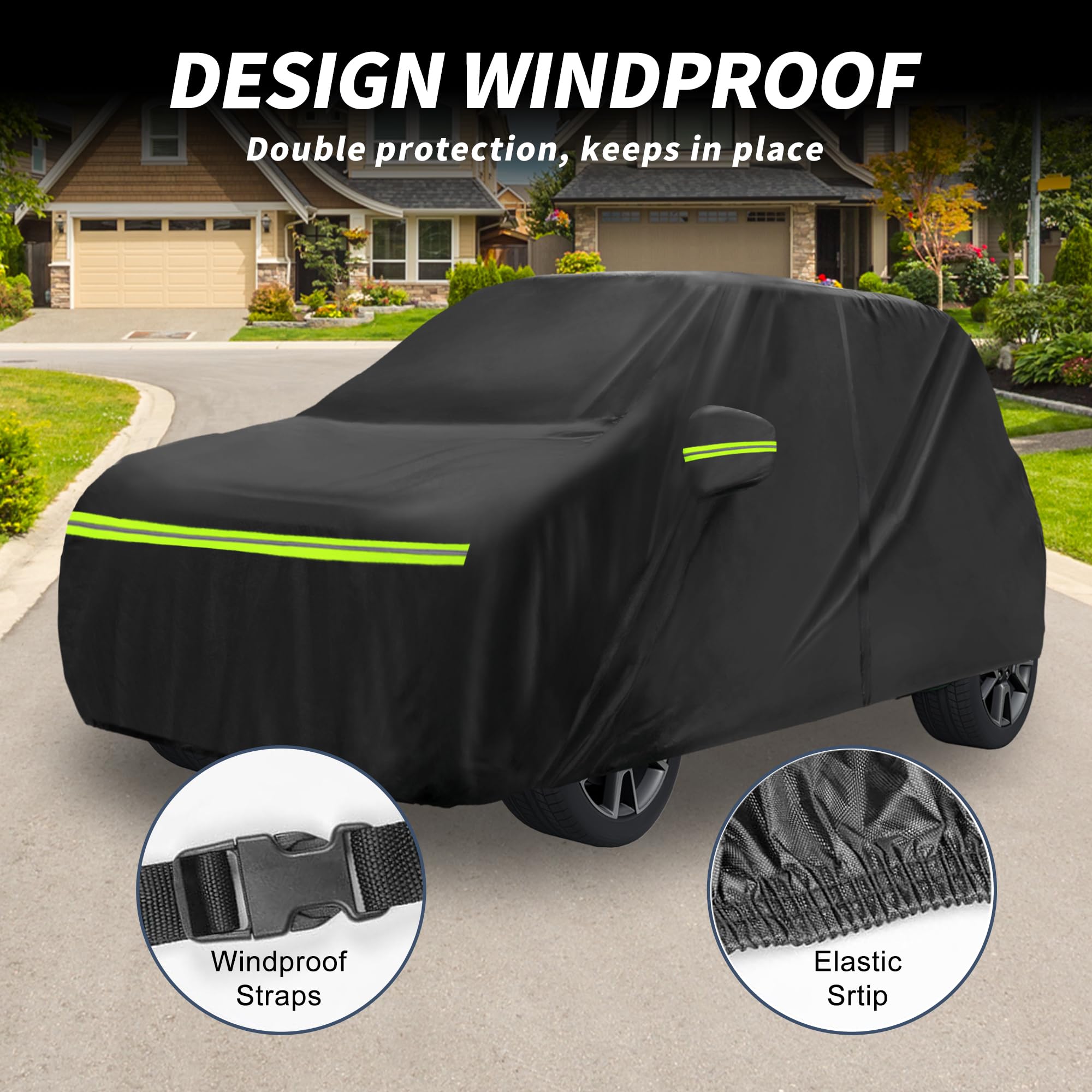 A ABSOPRO Housse Voiture pour Suzuki Swift Iv/V 11-23 1pc Imperméable