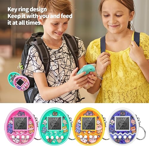 Miniatura 7 de SSRMX Mascota digital de juguete interactivo mascotas electrónicas virtuales para jugar videojuegos y recuerdos de fiesta para niños