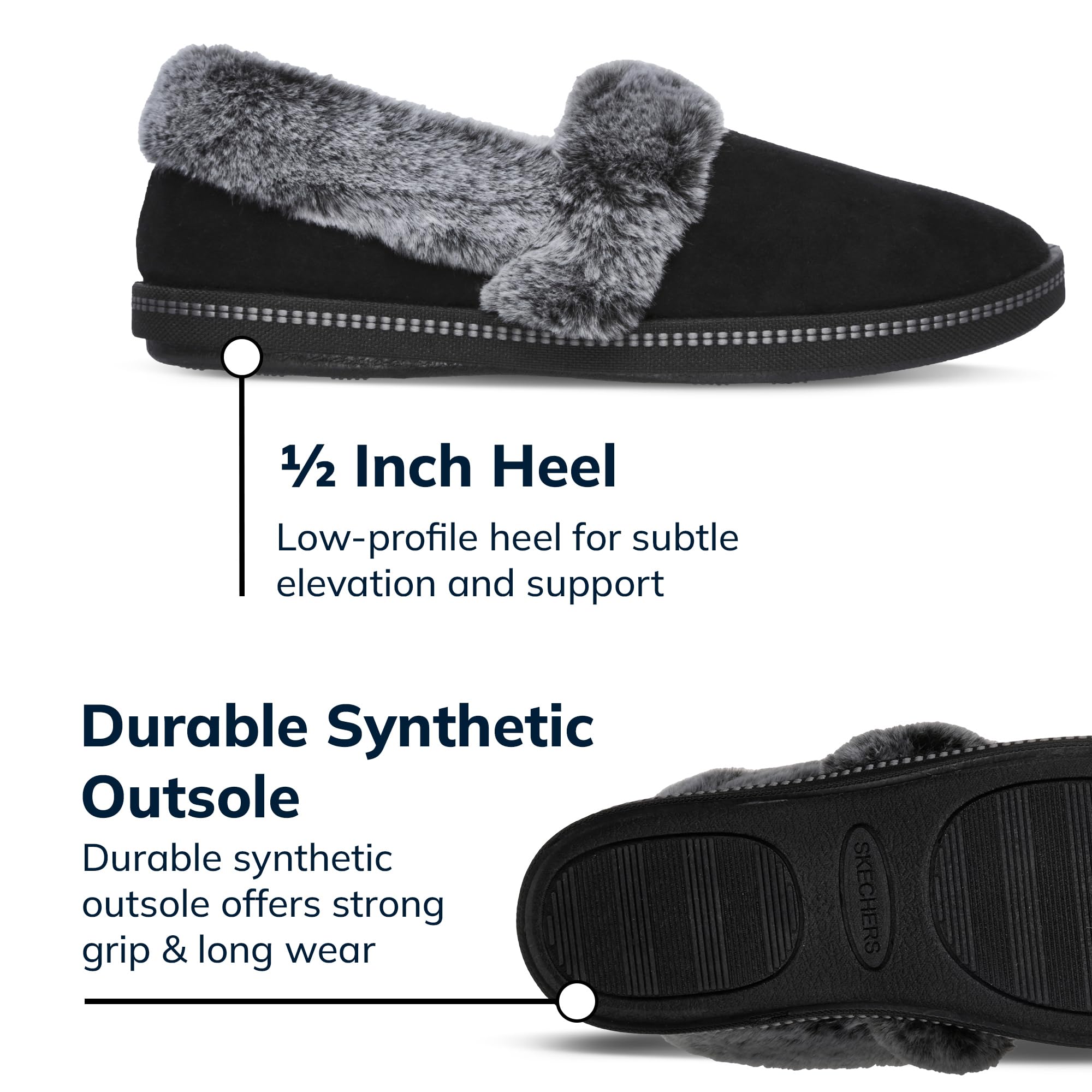 Skechers COZY CAMPFIRE TEAM TOASTY - Kapcie damski