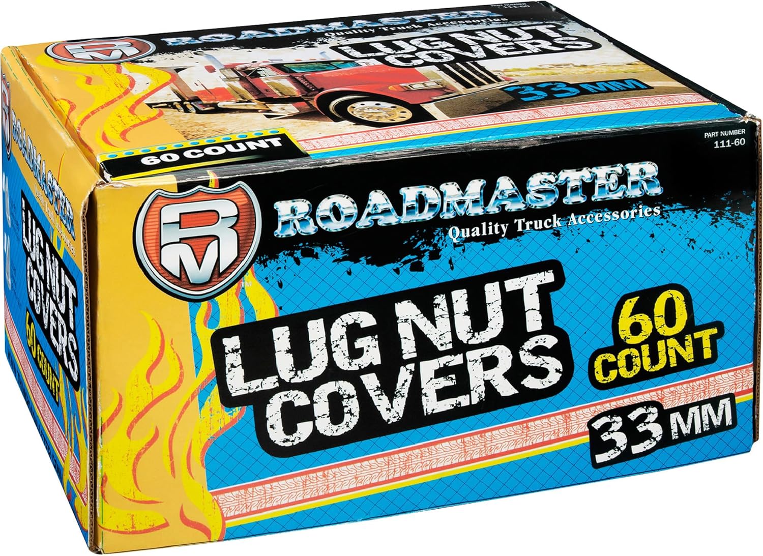 Roadmaster 111-60 Nut Cover, 60 Pack