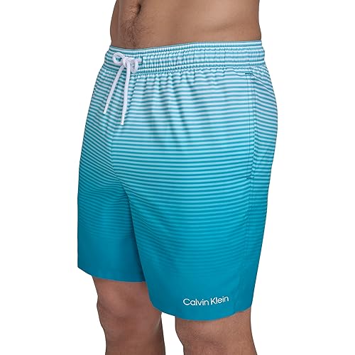 Calvin Klein Men's Volley Quick Dry Lightweight Swim Trunk