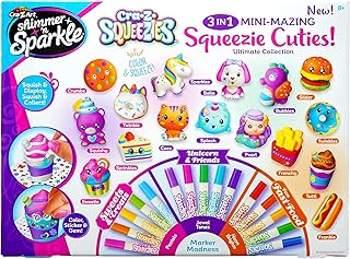 شيمر ان سباركل 3 في 1 ألعاب صغيرة قابلة للضغط ومذهلة، بلاستيك، متعدد الألوان