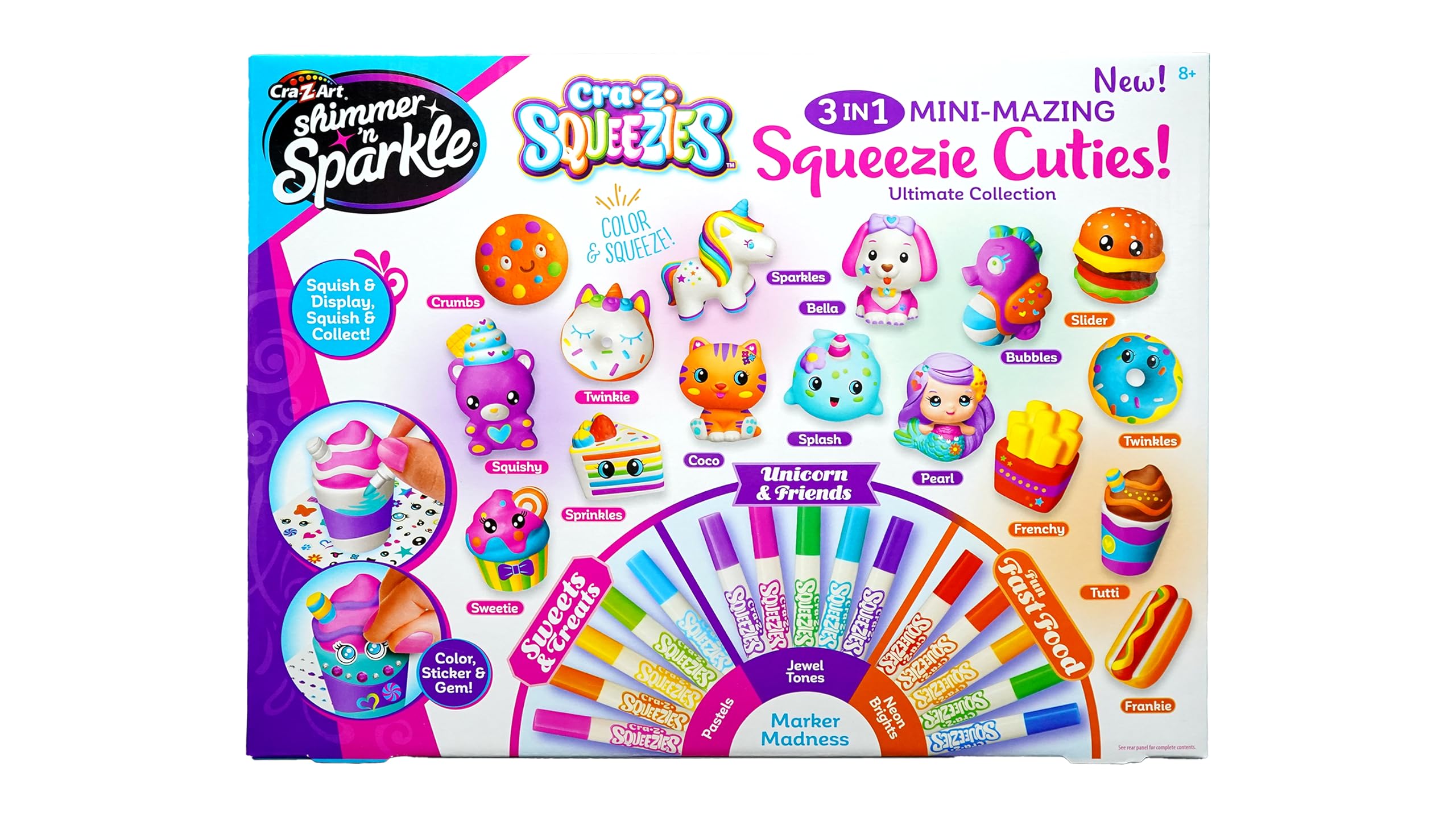 Shimmer N Sparkle 3 in 1 Mini Mazing Squeezy Cuties (SNS-17356)