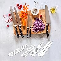 Vista 8 de PATIKIL Fundas de seguridad PP para cuchillo Santoku de 7 pulgadas, paquete de 5 cuchillos, protector de cuchillos, protector de cuchilla universal