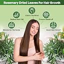NeutraVed Rosemary Leaves Organic | Rosemary Dry Leaves for Hair Growth, Stronger Strands & Natural Hair Nourishment, Food Grade | Includes Mist Spray Comb Applicator & Neem Comb | 100g gallery image