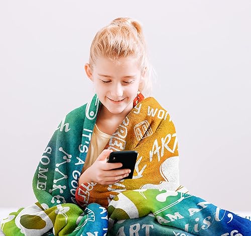 Miniatura 3 de Regalos para artistas, manta de regalo de artista de 60 x 50 pulgadas, regalo de agradecimiento para profesores de arte para mujeres y niñas, regalo