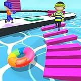 Excited Fun race Game Play Make Shortcut Stack race & run crossy colors big road & hit with minion Players blob giant bridge rush runner 3d to enjoy fun stacky race running game adventure dash story and win heroes tower 3d inc