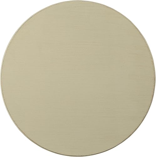 Miniatura 7 de Acme Mesa auxiliar redonda de madera Alger en color blanco