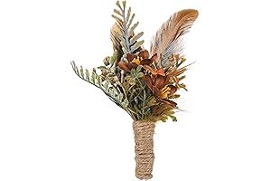 Exquisite Boutonniere Pins for Men's Wedding Attire