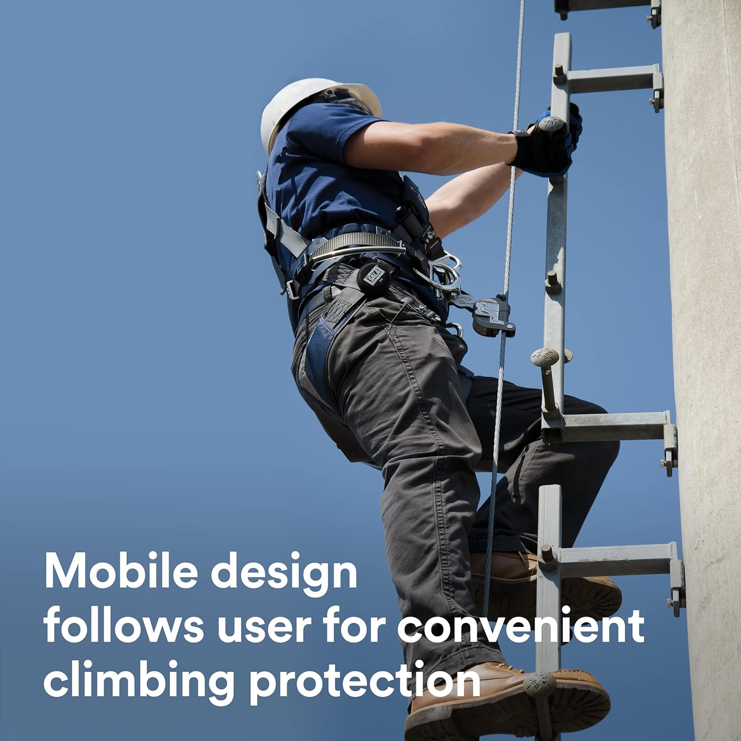 Blасk Frіdау 🔥 3M DBI-SALA 6160030 Lad-Saf Sleeve with Carabiner, Cam and Inertial Locking Fits 3/8 and 5/16 Diameter, Silver