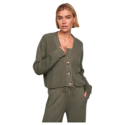 Eberjey Recycled Sweater The Cropped Cardigan Women