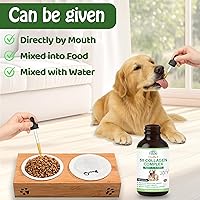 Vista 4 de Colágeno líquido orgánico prémium 5X para perros y gatos Sin pollo Péptidos de colágeno tipos I, II, III, V y X, MSM y biotina