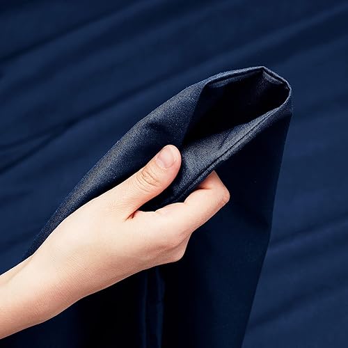 Miniatura 4 de Sábana bajera de lujo súper suave y sedoso, ultra suave, sedosa, resistente a las arrugas, una sábana bajera individual de 21 pulgadas de