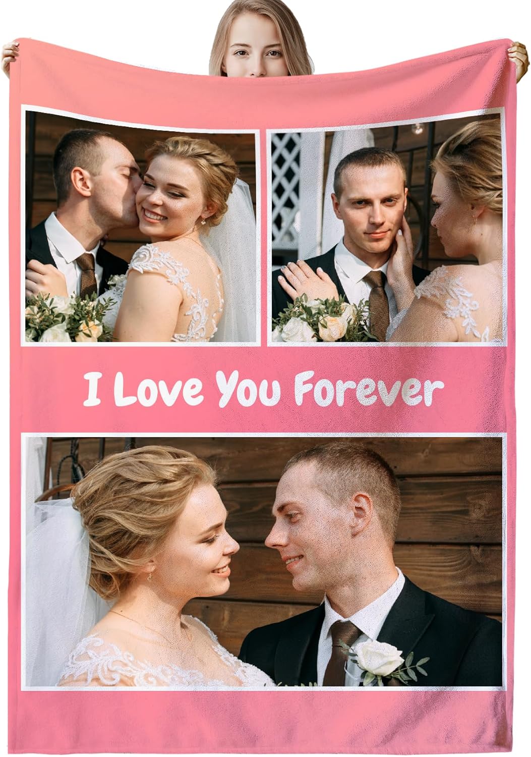 VICVIK Personalised Blanket,Custom Blanket,Personalised Photo Blanket