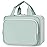 Narwey Travel Toiletry Bag for Women Large Hanging Makeup Bag Organizer Toiletries Bag for Full Size Essentials Accessories Cosmetics (Mint Green (Large))