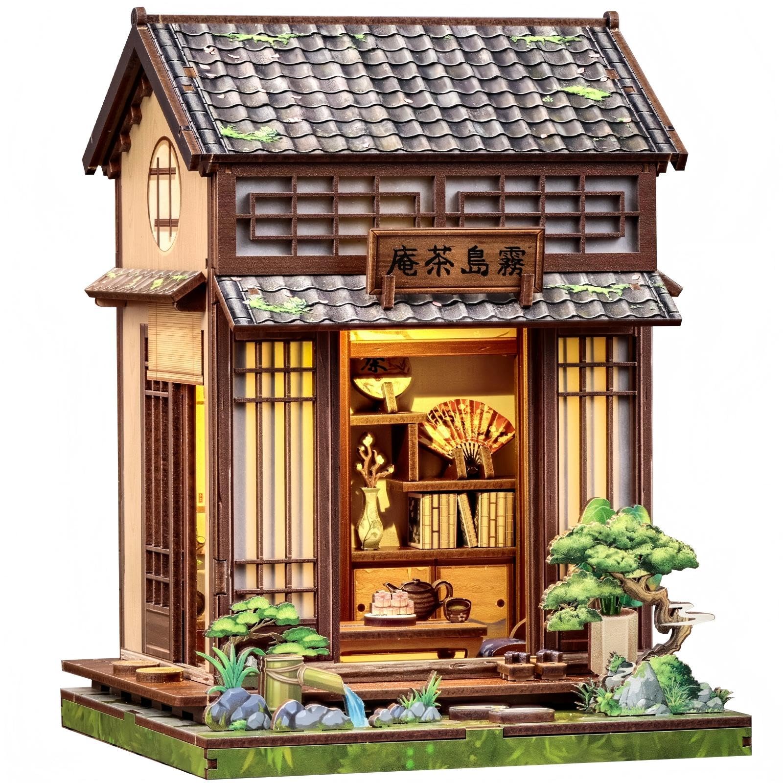 Amazon.com: Fsolis Book Nook Kit Japan- DIY Bookshelf Miniature