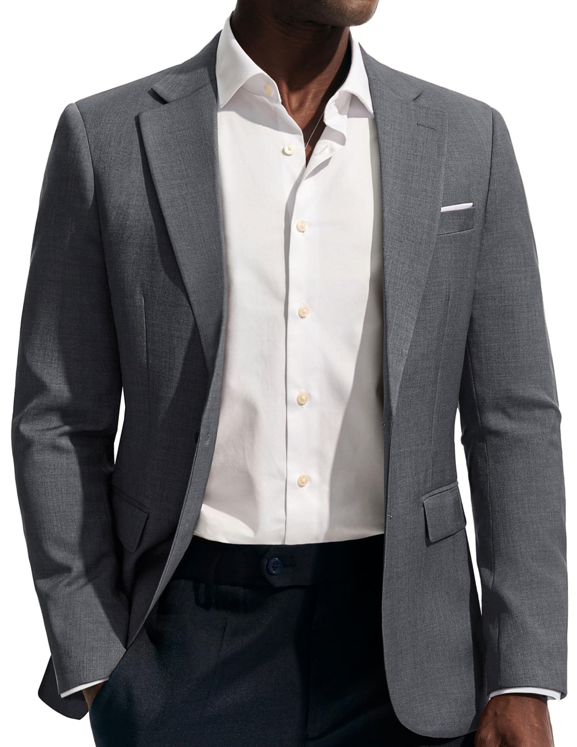 PJ PAUL JONES Herren Sakko Sportlich Freizeit Blazer Jackett 2 Knöpfe Modern Regular Fit Anzugjacke
